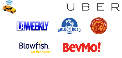 Taxi Magic, Uber, BevMo!, Golden Road Brewing, New Belgium Brewing, Blowfish